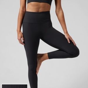 Athleta Elation Ribbed Tight Black